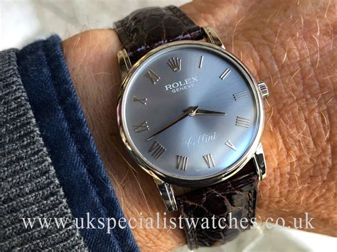 18k white gold cellini gents rolex 2002|Rolex Cellini Classic 5116 .